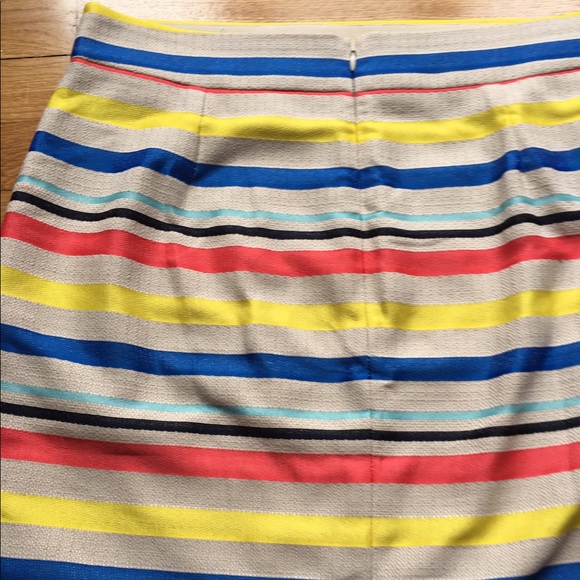 J. Crew colorful jacquard stripe skirt - Picture 6 of 8